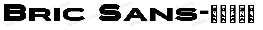 Bric Sans字体转换